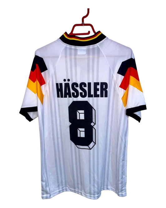 Vintage Germany Thomas Hässler #8 Home Jersey (Euro 92 Era)