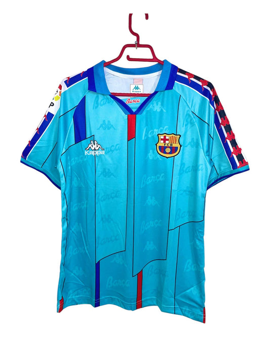 Vintage Barcelona Ronaldo #9 Away Jersey (1996-97 Season Era)