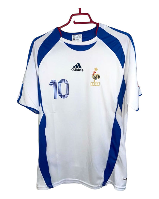 Vintage France Zinedine Zidane #10 Home Jersey (2006 World Cup Era)